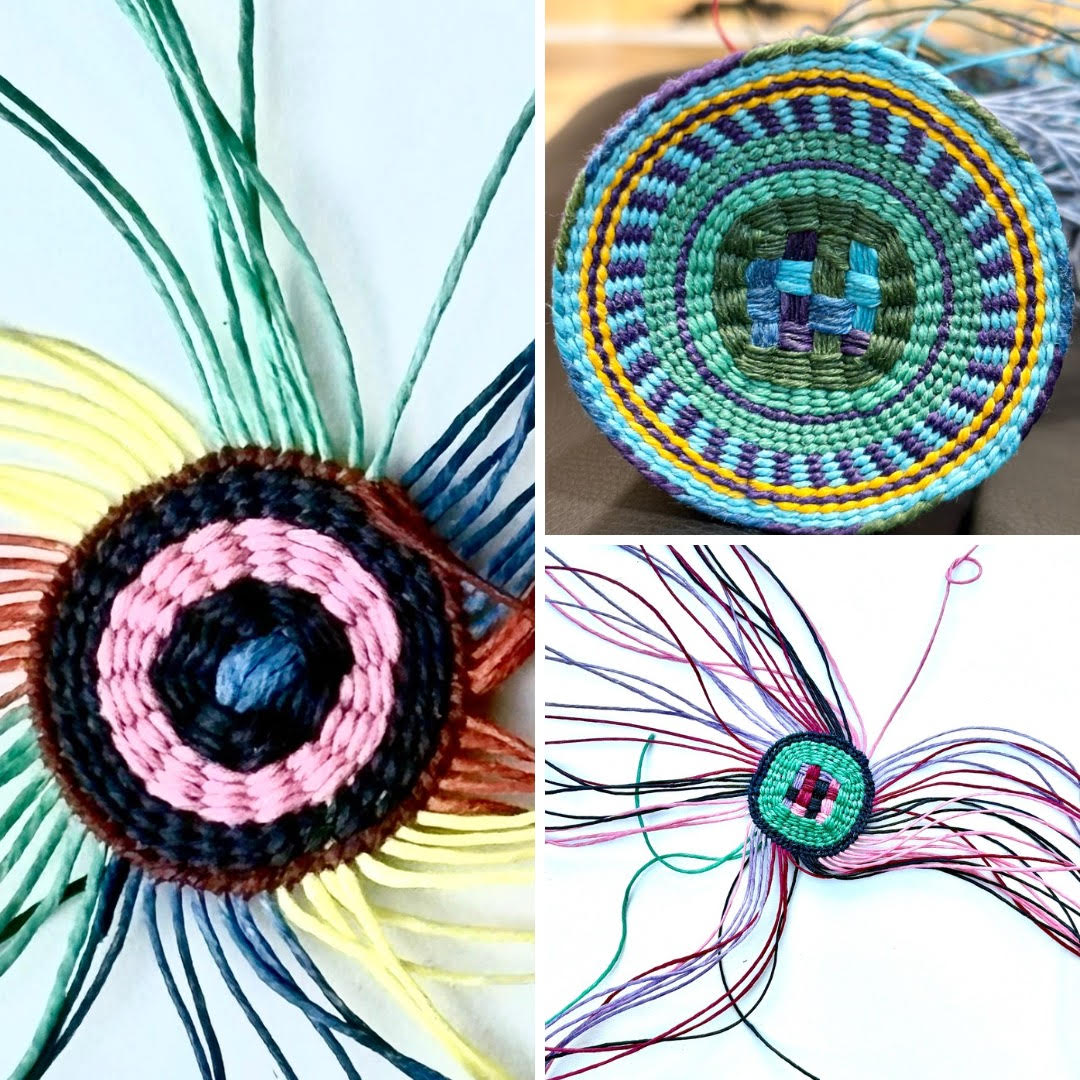 Waxed Linen Medallions